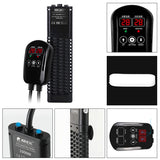 Display,Adjustable,Submersible,Water,Heater,Aquarium,Tropical,Heating,Controller