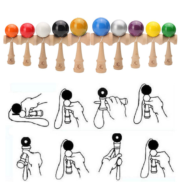 Kendama,Professional,Solid,Skillful,Juggling,Children,Skill