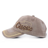 Cotton,Washed,Baseball,CLASSIC,Letter,Embroidery,Adjustable,Sports,Snapback