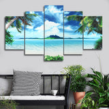Canvas,Paintings,Seascape,Beach,Printing,Modern,Decor