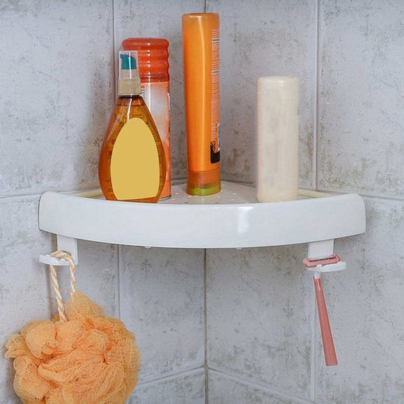 Bathroom,Shower,Corner,Storage,Paper,Shelf,Holder,Shower,Caddy,Holder,White,Organizer