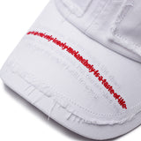 Women,Letters,Embroidery,Retro,Making,Washed,Baseball,Outdoor,Fashion