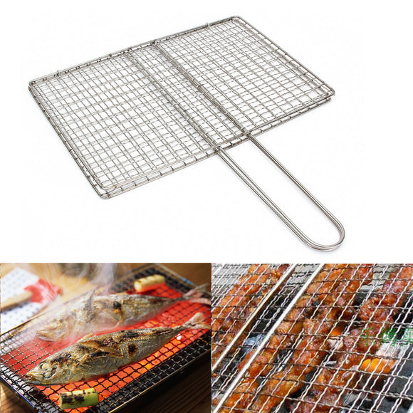 Outdoor,Picnic,Grill,Stainless,Steel,Clamp