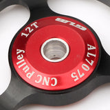 Tooth,Transmission,Aluminum,Alloy,Outdoor,Bearing,Tension,Wheel,Wheel,Bicycle,Cycling