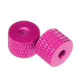 Suleve,M3AN5,10Pcs,Knurled,Thumb,Thread,Grommet,Gasket,Washer,Spacer,Aluminum,Alloy
