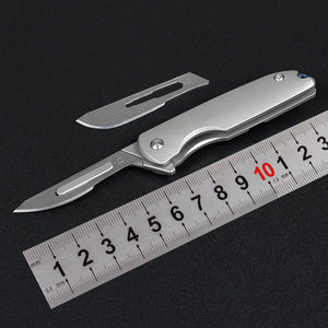 12.7cm,Folding,Blade,Outdoor,Portable,Stainless,Steel,Tactical,Scrapers