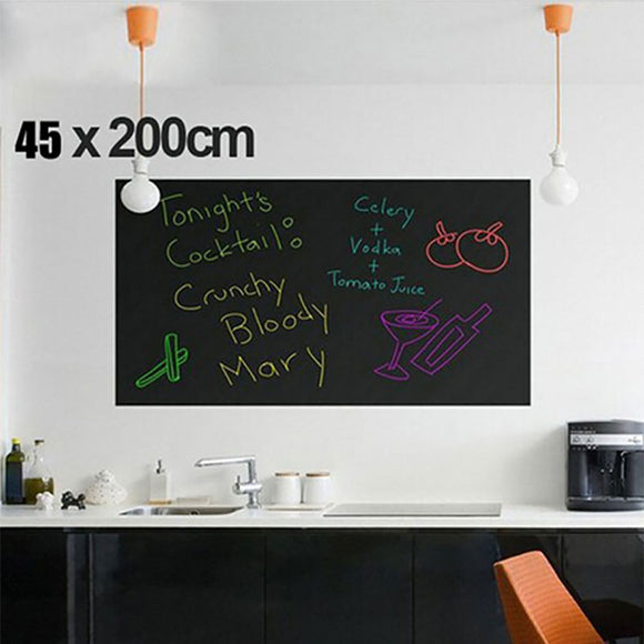 45x200cm,Stickers,Removable,Blackboard,Decor,Chalkboard,Sticker,Decal,Wallpaper