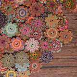 Antique,Bohemian,Style,Buttons,Scrapbooking,Crafts,Handmade,Decoration,Sewing,Supplies