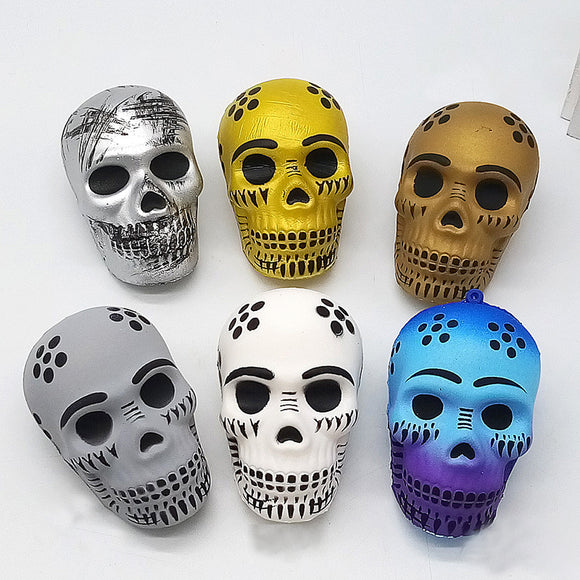 Funny,Skull,Scented,Charm,Rising,Children,Interesting,Squeeze