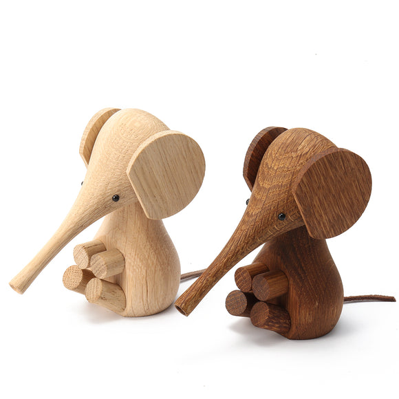 Adjustable,Handicraft,Elephant,Wooden,Animal,Smooth,Surface,Decorations