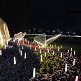 Solar,Light,Bubble,Tubes,Outdoor,Garden,Lights,Plastic,Rechargeable