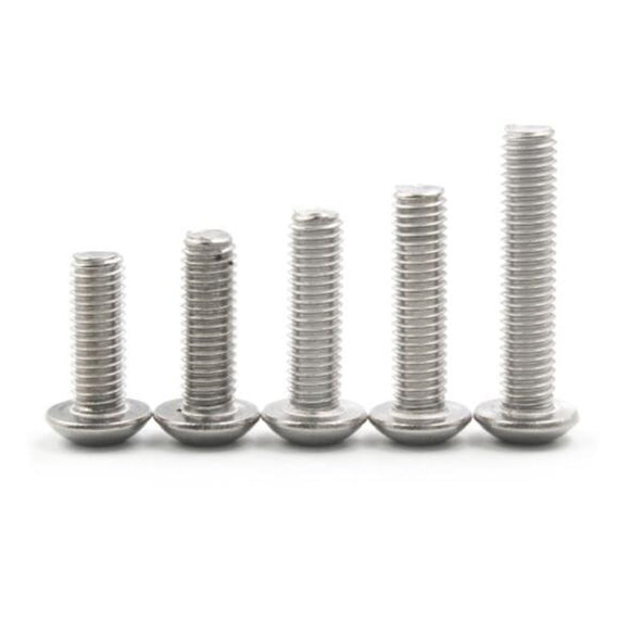 Suleve,M2.5SH3,100pcs,Stainless,Steel,Button,Socket,Screw,Bolts,Optional