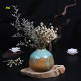 Zakkz,Glaze,Ceramic,Ornaments,Handmade,Aroma,Bottle,Flower,Arrangement,Pottery,Decor