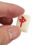 Chinese,Mahjong,Portable,Retro,Board,Tiles,Leather