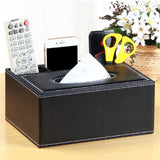 Rectangle,Leather,Tissue,Paper,Holder,Cover,Napkin,Storage