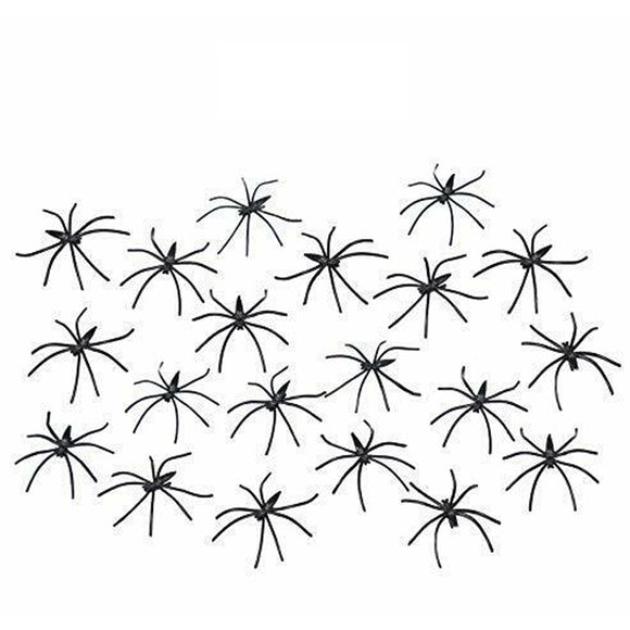 Spider,48Pcs,Small,Spiders,Halloween,Outdoor,Party,Decorations,Props,Supplies