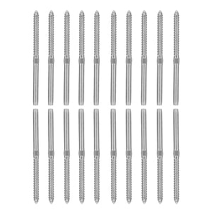 20Pcs,therad,Steel,Balustrade,Screw,Terminal,Swage,3.2mm,Cable"