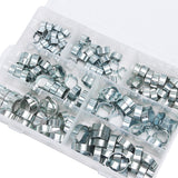 140Pcs,Double,Clips,Clamps,Steel,Plated,Assortment,Hydraulic