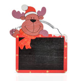 Cartoon,Christmas,Hanging,Chalkboard,Message,Board,Sticks,Clips,Decorations