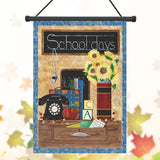 28x40",School,School,House,Sunflower,Books,Baner,Decorations"