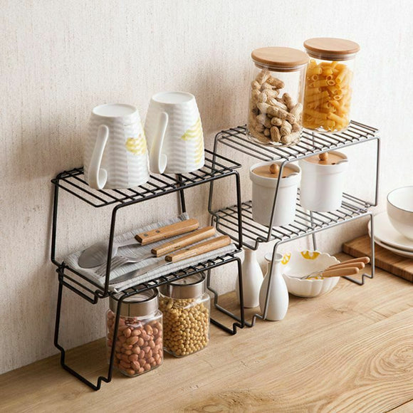 Corner,Shelf,Kitchen,Cabinet,Storage,Stackable,Cupboard,Organizer