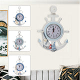 Clocks,Mediterranean,Style,Clocks,Hanging,Rudder,Watch,Creative,Living,Decor,Horloge