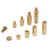 Suleve,M4BH2,180Pcs,Brass,Column,Standoff,Support,Spacer,Pillar,Board