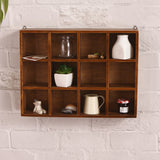 Grids,Hanging,Wooden,Shelf,Display,Shelf,Storage,Decorations