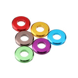 Suleve,M5AW1,10Pcs,Aluminum,Alloy,Fender,Screw,Washer,Spacer,Gasket,Multicolor