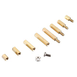 Suleve,M3BH9,180Pcs,Brass,Column,Standoff,Support,Spacer,Pillar,Stainless,Steel,Screws,Board