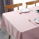 140x140cm,Green,Househeld,Woven,Cotton,Reversible,Table,cloth