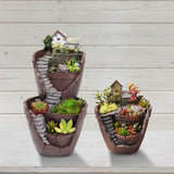 Garden,Potted,House,Micro,Landscape,Plant,Flower,Resin,Decorations