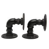 Vintage,Retro,Black,Industrial,Shelf,Bracket,Decoration,Storage,Holders