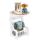 Coffee,Table,Bedroom,Balcony,Table,European,Small,Round,table,23.5cm,Storage,Organizer,Office