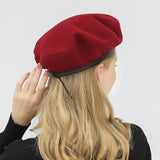 Woolen,Beret,Casual,Drawstring,Adjustable,Painter