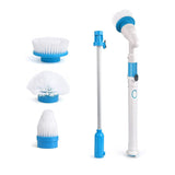 Rechargeable,Bathtub,Tiles,Power,Floor,Cleaner,Brush,Cordless,Handle,Telescopic,Cleaning,Tools,Replaceable,Brush,Heads