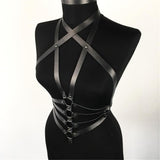 Adjustable,Women,Leather,Harness,Waist,Strap,Corset,Bustier,Nightclub,Queen,Essential