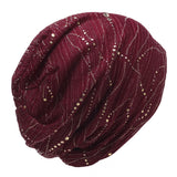 Women,Ethnic,Cotton,Breathable,Beanie,Fashion,Print,Brimless