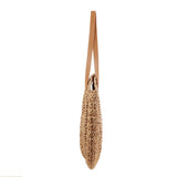 Round,Straw,Beach,Woven,Shoulder,Handbag