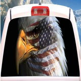 American,Eagle,Stars,Indoor,Decoration,Truck,Window,Graphic,Decal,Sticker