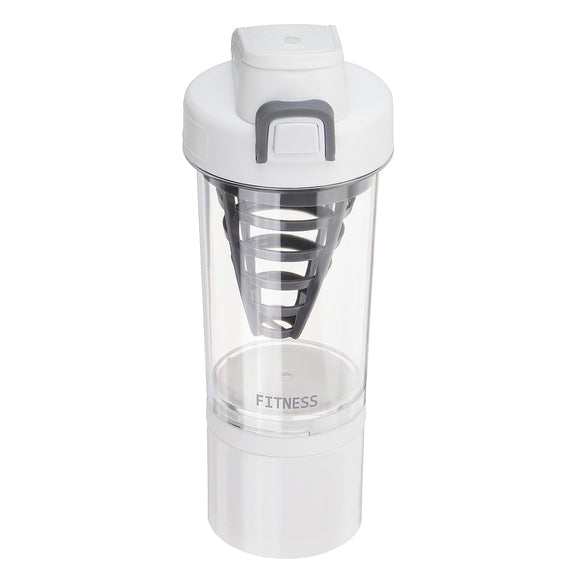 Outdoor,Camping,500ML,Portable,Sports,Drink,Shaker,Mixer,Water,Bottle,Plastic,Leakproof