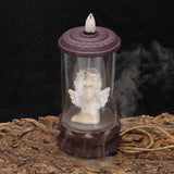 Angel,Ceramic,Backflow,Incense,Burner,Smoke,Cones,Holder,Sticks,Censer