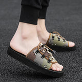 Trend,Men's,Slippers,Camouflage,Casual,Shoes,Beach,Shoes