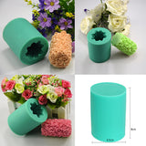 Silicone,Flower,Candle,Mould,Cylinder,Wedding,Baking,Molds