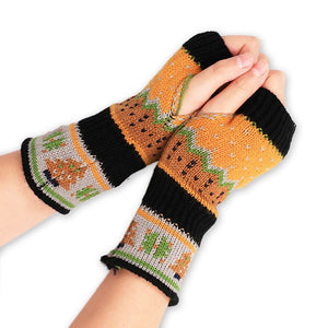 Women,Christmas,Winter,Knitting,Fingerless,Gloves,Christmas