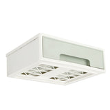 Plastic,Drawer,Makeup,Storage,White,Organizer,Bedroom,Jewelry,Display