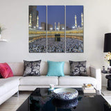 Miico,Painted,Three,Combination,Decorative,Paintings,Islamic,Religious,Decoration