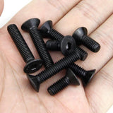 Suleve,M2.5CH1,50Pcs,Socket,Countersunk,Screw,Carbon,Steel,Grade,Optional