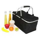 Large,Folding,Picnic,Camping,Insulated,Cooler,Hamper,Storage,Basket