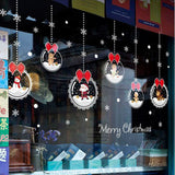 Christmas,Hanging,Balls,Stickers,Decoration,Vinyl,Decals,Window,Removable,Adhesive,Stickers